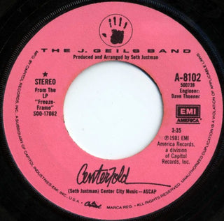 J. Geils Band- Centerfold / Rage In The Cage