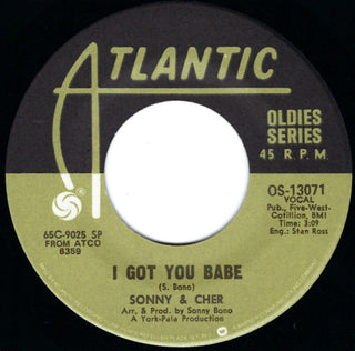 Cher- I Got You Babe / Just You