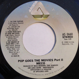Meco- Pop Goes To The Movies Part 1 / Part 2