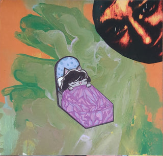 Lobsterfight- Pink, Black, And Orange In The Corners (Sunspot Vinyl) (Used Vinyl)