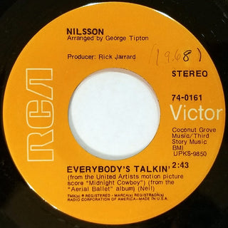Harry Nilsson- Everybody's Talkin' / Rainmaker