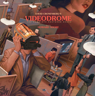 Videodrome Soundtrack (Red W/ Black And White Splatter)