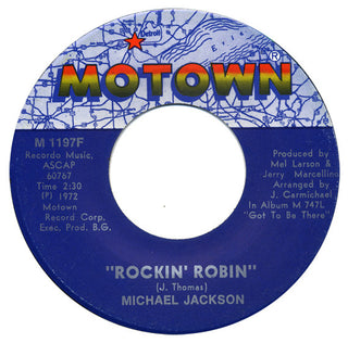 Michael Jackson- Rockin' Robin/Love Is Here And Now You're Gone (Motown: Sound Of Young America Sleeve)