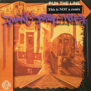 Peanut Butter Wolf- Run The Line/The Undercover (Clear & Present Danger)(12")
