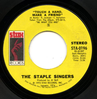 The Staple Singers- Touch A Hand, Make A Friend / Tellin' Lies