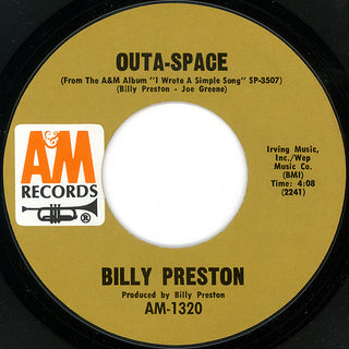 Billy Preston- Outa-Space / I Wrote A Simple Song (Light Surface Wear)