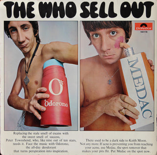 The Who- The Who Sell Out (1967 German 1st Press)(Light Surface Wear Side 2, Sleeve Staining)