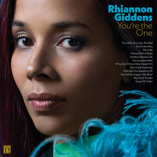 Rhiannon Giddens- You're The One (Translucent Sea Blue Vinyl)(Top Seam Split, Light Creasing) (Used Vinyl)