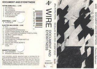 Wire - Document and Eyewitness