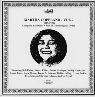 Martha Copeland- Vol.2: (1927-1928) Complete Recorded Works In Chronological Order (Austrian Press)