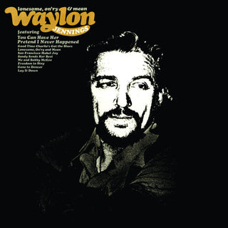 Waylon Jennings- Lonesome, On'ry & Mean (1973 1st Press, Light Surface Rashing Side 2)