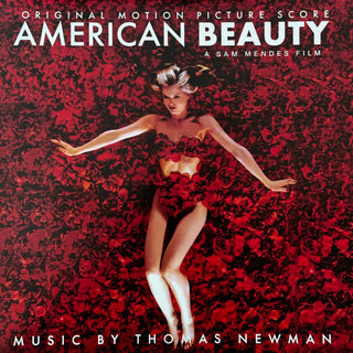 American Beauty Soundtrack ("Rose Petals In The Wind" Clear w/ Red Swirl Vinyl)(Sealed, Top Seam Split)