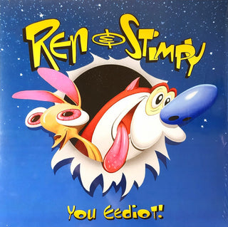 Ren & Stimpy: You Eediot! ("Nick" Orange/White/Green Tri-Color w/ Splatter Vinyl, Ltd. To 100) (Used Vinyl)