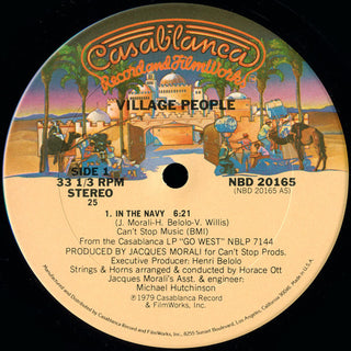 Village People- In The Navy/Go West (12" Single) (Used Vinyl)