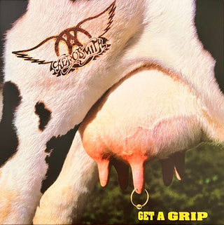 Aerosmith- Get A Grip (2018 White Black Vinyl Reissue)(Sealed) (Used Vinyl)