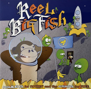 Reel Big Fish- Monkeys For Nothin' And The Chimps For Free (Clear Green "Alien Explosion" Vinyl)(Sealed; Top Seam Split)