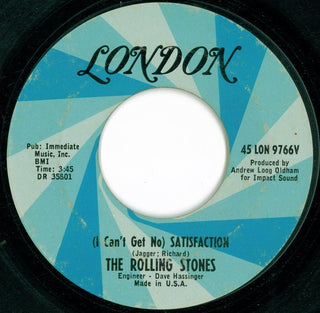 Rolling Stones- (I Can't Get No) Satisfaction / The Under Assistant West Coast Promotion Man
