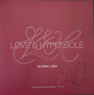 Alessia Cara- Love & Hyperbole (Black Vinyl w/ Signed Insert)(Top Seam Split) (Used Vinyl)