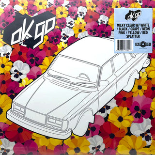 OK Go- OK Go (Milky Clear w/ White/Black/Grape/Neon Pink/Yellow/Red Splatter, Ltd. To 300) (Used Vinyl)