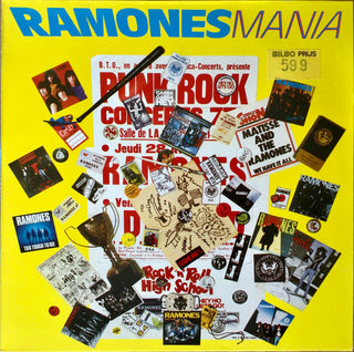 Ramones- Ramones Mania (1988 1st Press, Promo Stamped)
