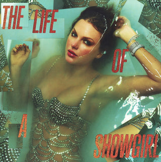 Taylor Swift- The Life Of A Showgirl (Portofino Orange Glitter Vinyl)