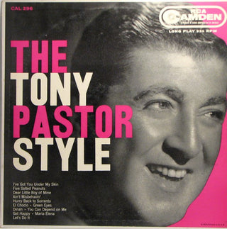 Tony Pastor- The Tony Pastor Style (Used Vinyl)