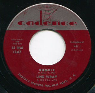 Link Wray- Rumble / The Swag (Light Surface Marks)