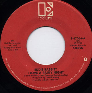 Eddie Rabbitt- I Love A Rainy Night / Short Road To Love