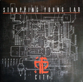 Strapping Young Lad- City (Pinkish Red Vinyl)(Light Sleeve Wear/Creasing) (Used Vinyl)