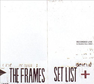 The Frames- Set List - Darkside Records