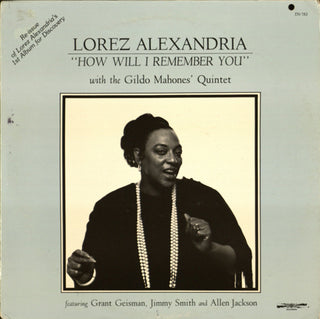 Lorez Alexandria- How Will I Remember You? (Used Vinyl)