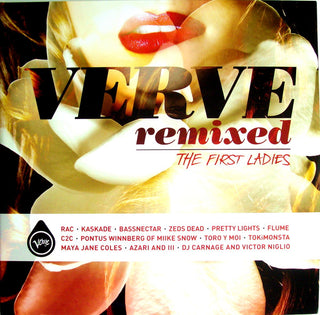 Various- Verve Remixed: The First Ladies (1x Black/1x Transparent Red Vinyl)(Marker Through Barcode)