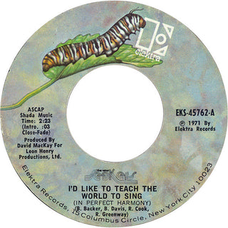 The New Seekers- I'd Like To Teach The World To Sing (In Perfect Harmony) / Boom Town