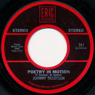 Johnny Tillotson- Poetry In Motion / Send Me The Pillow You Dream On