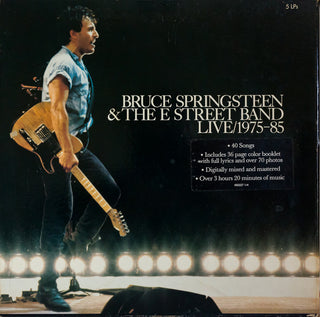Bruce Springsteen & The E-Street Band- Live 1975-85 (1986 UK 5xLP Press) (Used Vinyl)