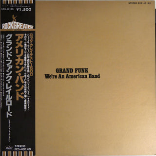 Grand Funk Railroad- We're An American Band (1979 Japanese Reissue w/ OBI & Insert) (Used Vinyl)