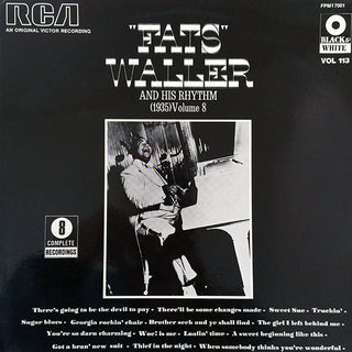 Fats Waller & His Rhythm- 1935, Volume 8 (French Compilation) (Used Vinyl)