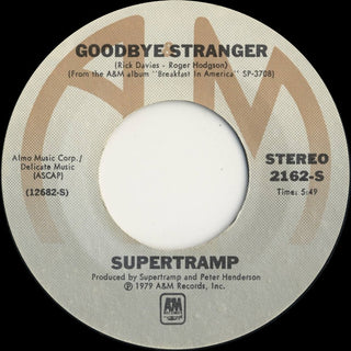 Supertramp- Goodbye Stranger / Even In The Quietest Moments