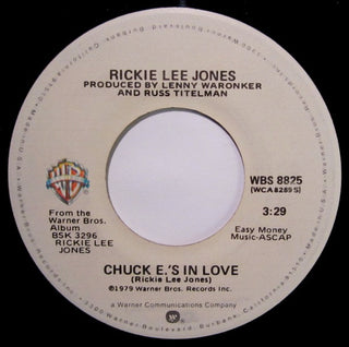Rickie Lee Jones- Chuck E.'s In Love / On Saturday Afternoons In 1963