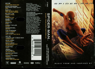 Various– Music From And Inspired By Spider-Man (Light Rippling to J-Card)
