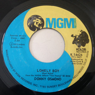 Donny Osmond- Why / Lonely Boy