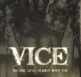 Vice- No One Gets Buried With You (Clear Blue W/ Yellow Splatter 7")