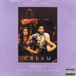 Prince And The New Power Generation- Cream (1991 12")(White Sticker On Sleeve, Light Sleeve Wear)