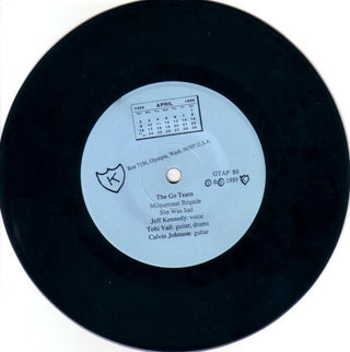 The Go Team- Milquetoast Brigade / She Was Sad (No OG Sleeve, Single Sided 7")
