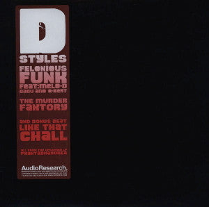 D Styles- Felonious Funk (12")(Corner Ding)