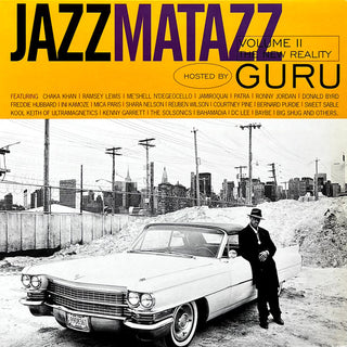 Guru- Jazzmatazz Volume II: The New Reality (1995 UK 1st Press)(Surface Rashing To Original Inner Sleeves Causes LP To Look Like Ringwear. Playtested & Priced Accordingly) (Used Vinyl)