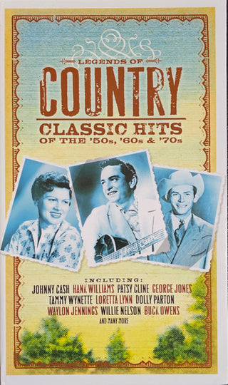Various- Legends of Country: Classic Hits of the ’50s, ’60s & ’70s (3CD Box Set)