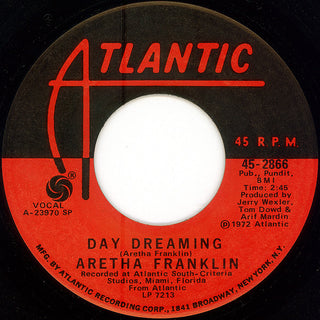 Aretha Franklin- Day Dreaming/I've Been Loving You Too Long (w/ Atlantic Sleeve)(Corner Clipped)