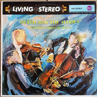 Schubert- "Death And The Maiden" (Quartet In D Minor) And Quartettsatz (Julliard String Quartet)(German Stereo Press, Sleeve Creasing) (Used Vinyl)