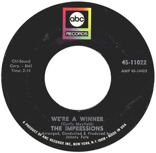The Impressions- It's All Over / We're A Winner